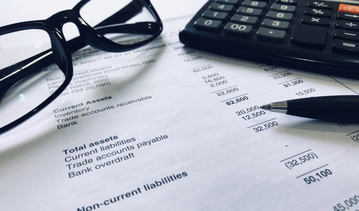 accounting balance sheet for bsa course