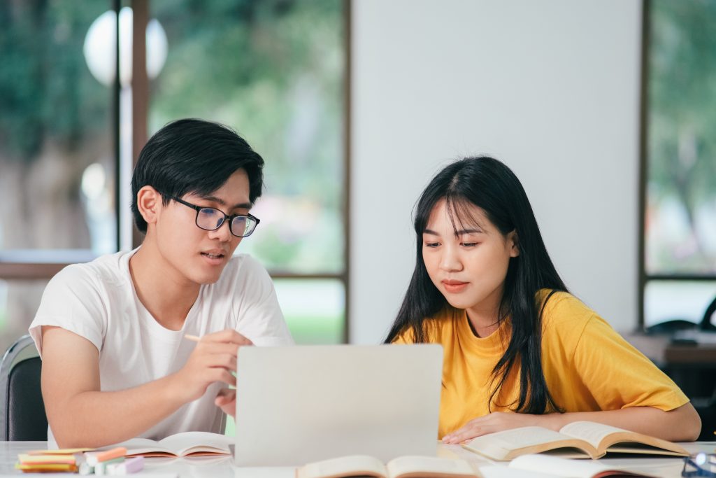 college students studying information systems