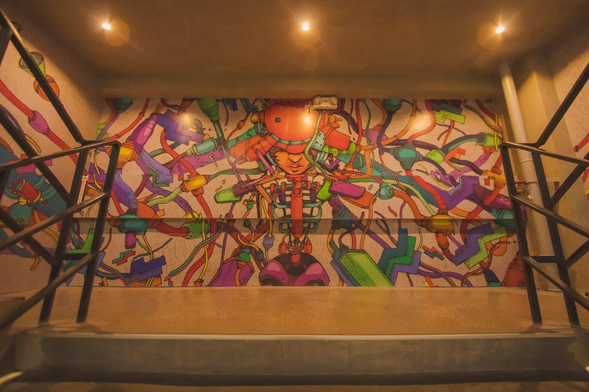 Another mural that serves as a visual celebration of the dynamic and inspiring atmosphere that defines the CIIT community.