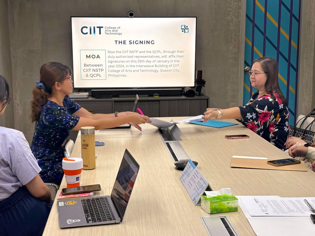 CIIT's partnership with Quezon City Public Library