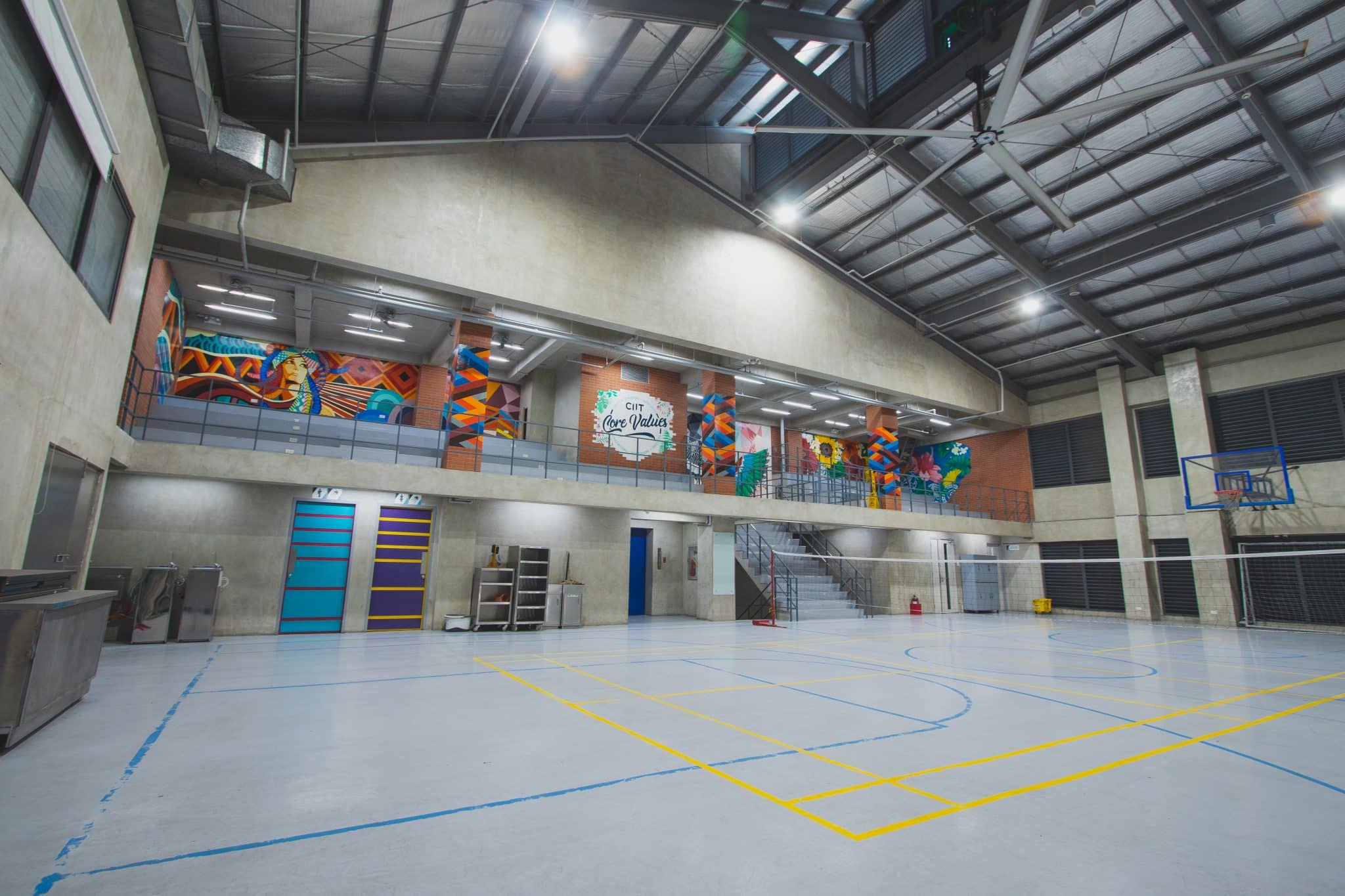 CIIT Interweave gym and bleachers