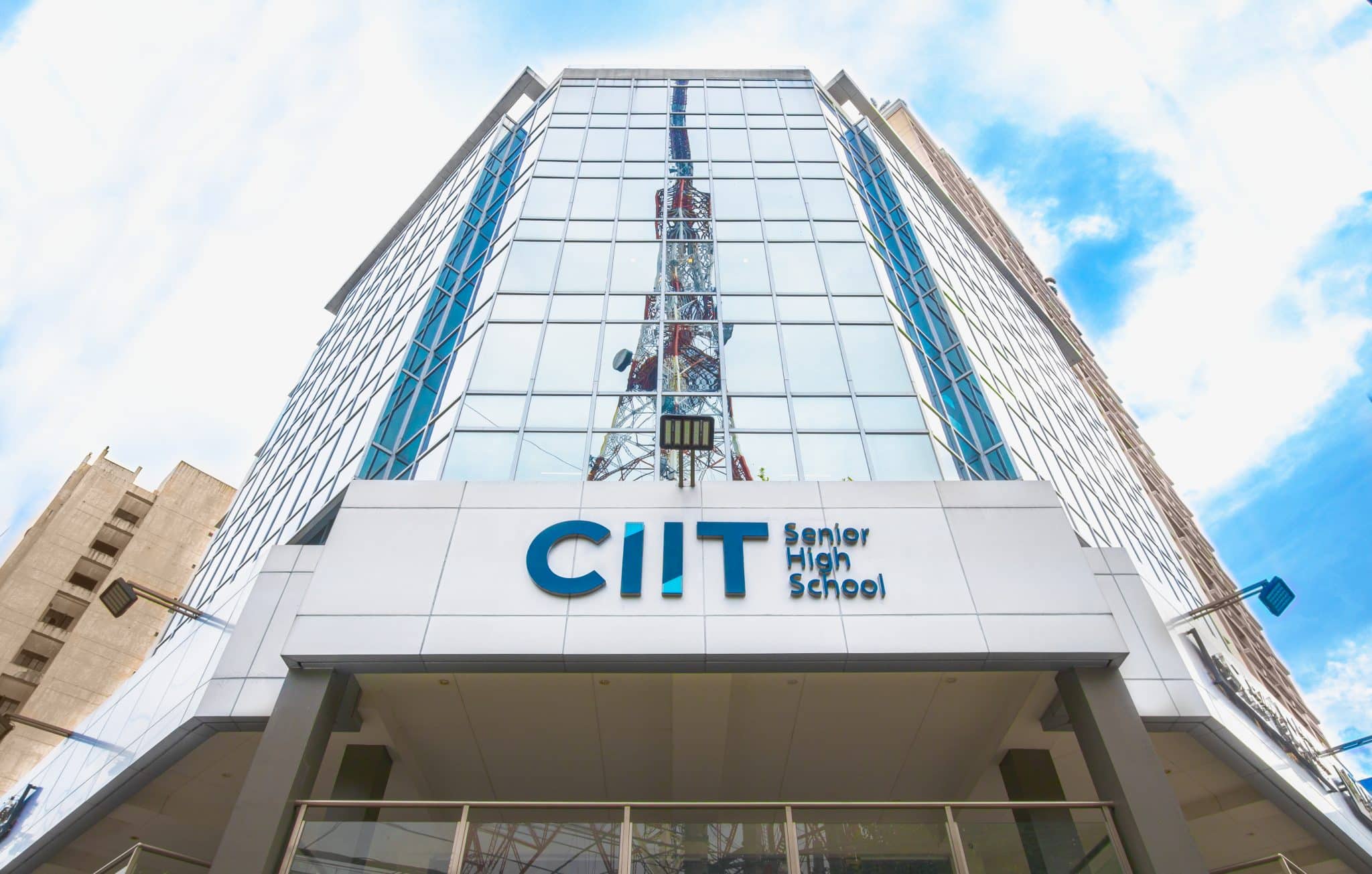 The CIIT Senior High Campus, is strategically located amidst various creative agencies and television networks.